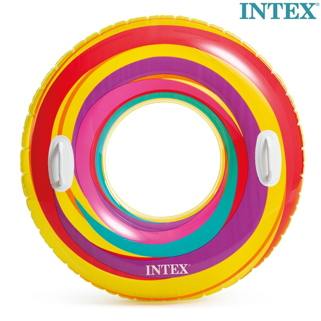 Badering XXL Intex Swirly Whirly Yellow