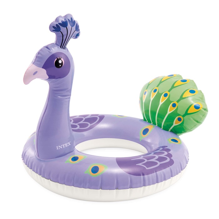 Svømmering til børn Intex Purple Peacock