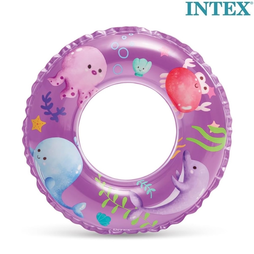 Badering Intex Sea Animals Purple