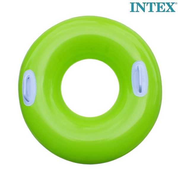 Badering med håndtag til børn Intex Green