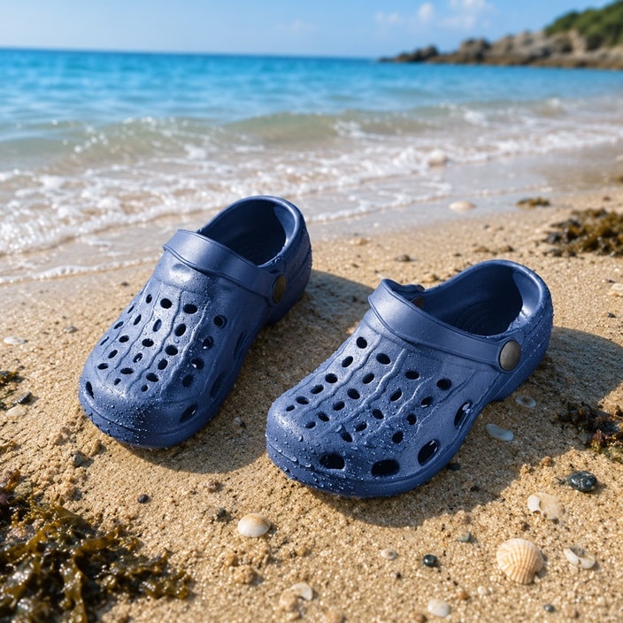 Clogs til børn Playshoes EVA Clogs Navy