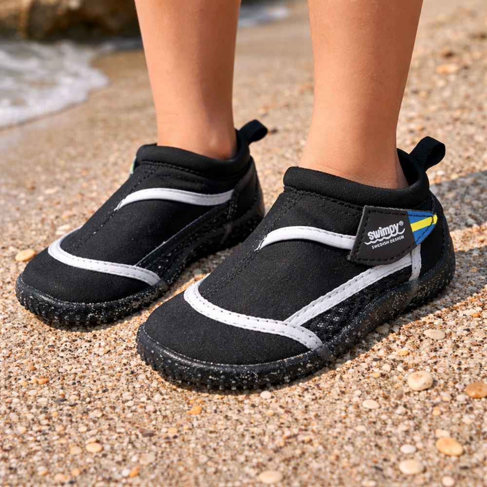 Badesko til børn - Swimpy Sort Badesko til børn - Swimpy Sort