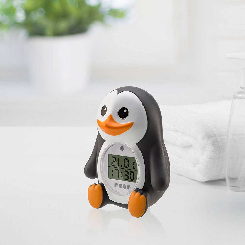 Badtermometer til børn og baby Reer My Happy Pingu