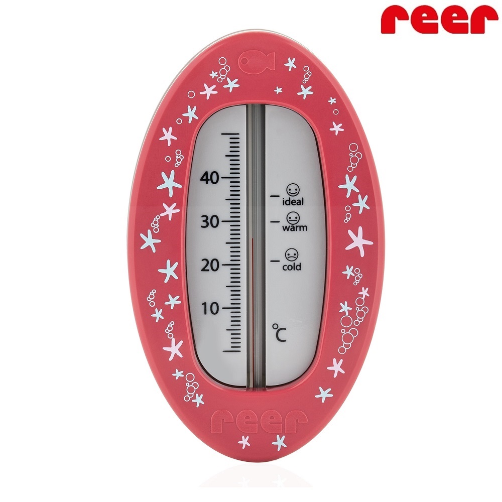 Badtermometer baby Reer Oval Red