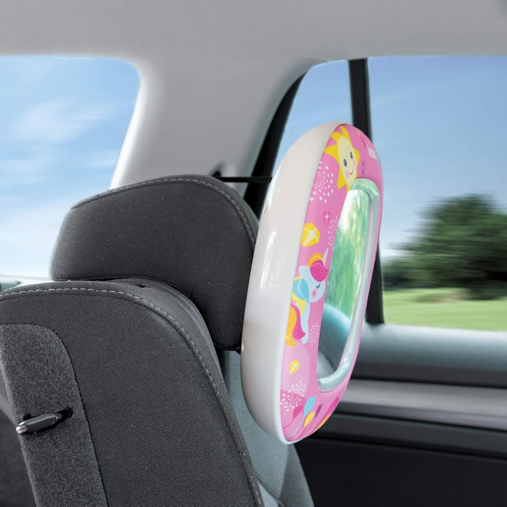 Bagsædespejl til bil Benbat Night & Day Mirror Unicorn