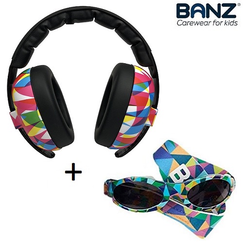 Solbriller og høreværn til børn Banz Prisma