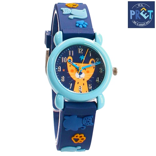 Børneur Pret Happy Times Blue Cat