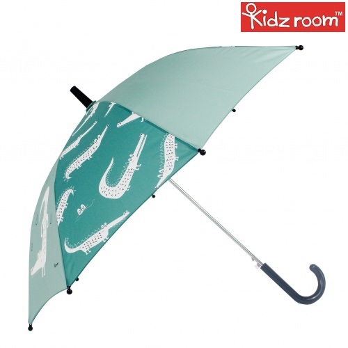 Paraply til børn Kidzroom Puddle Crocodile