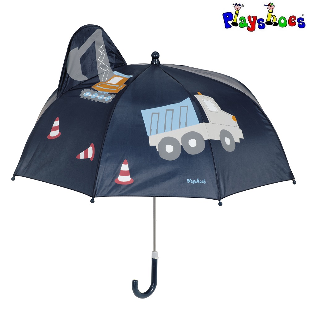 Paraply til børn Playshoes 3D Construction