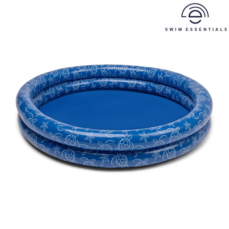 Oppustelig badebassin til børn Swim Essentials Blue Turtles