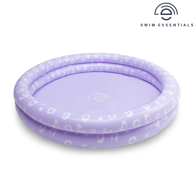 Oppustelig badebassin til børn Swim Essentials Lilac Leopard