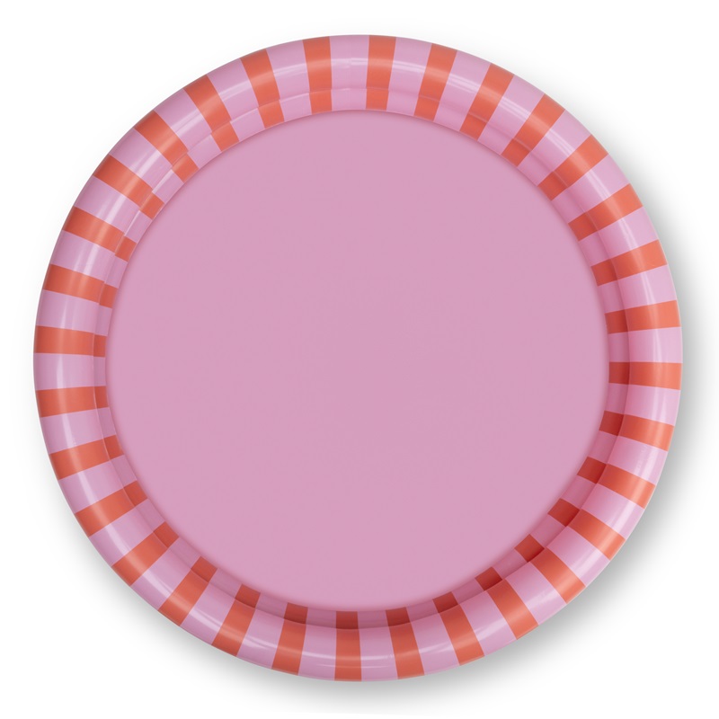 Oppustelig badebassin til børn Swim Essentials Pink Stripes