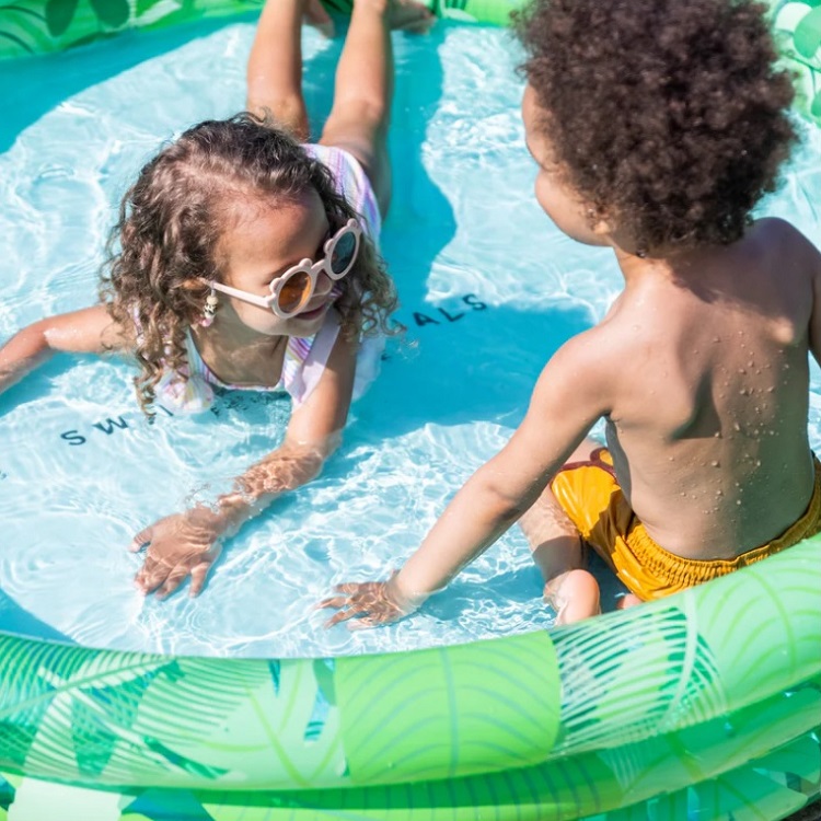 Oppustelig bassin til børn Swim Essentials Tropical