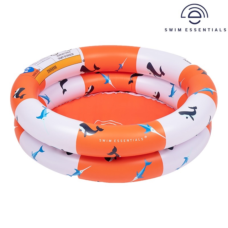 Oppustelig badebassin til børn Swim Essentials Whales