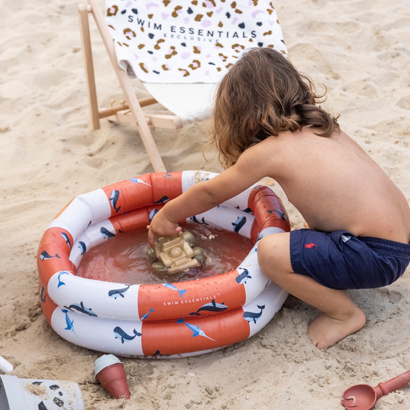 Oppustelig badebassin til børn Swim Essentials Whales