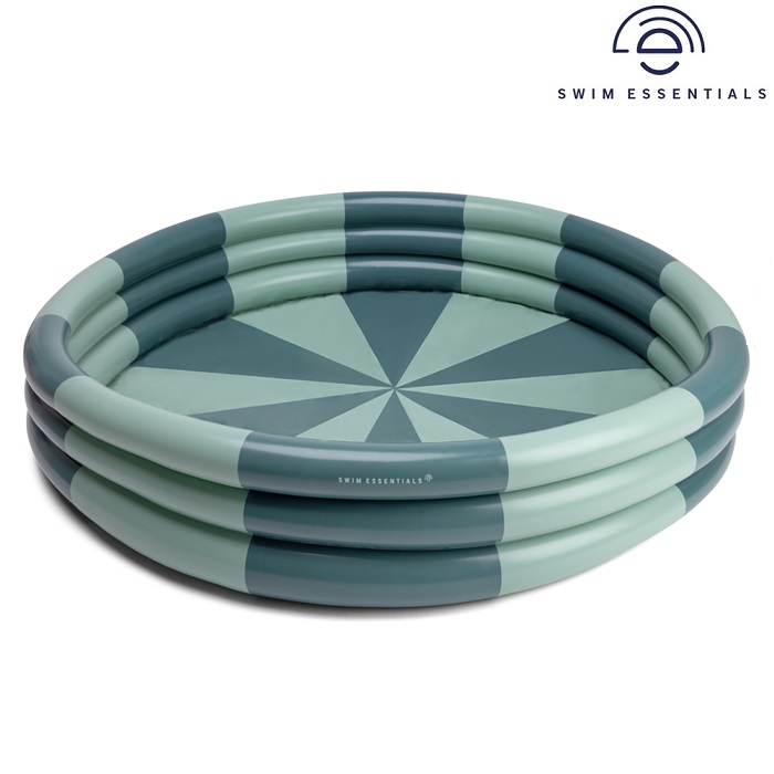 Oppustelig badebassin til børn Swim Essentials Green Stripes