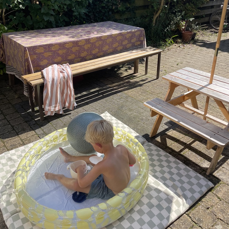 Oppustelig badebassin til børn Swim Essentials Lemon