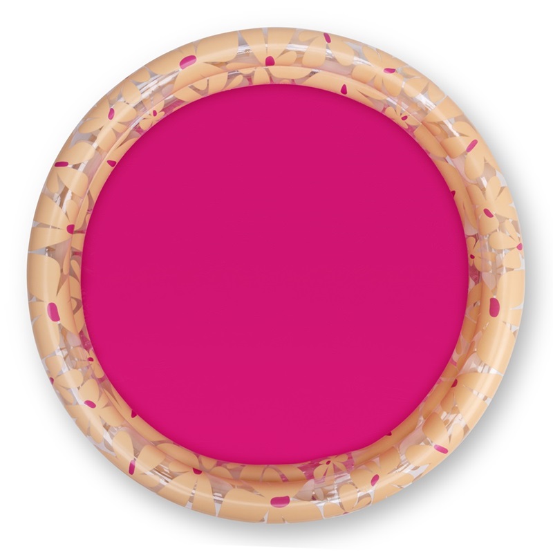 Oppustelig badebassin til børn Swim Essentials Pink Flowers