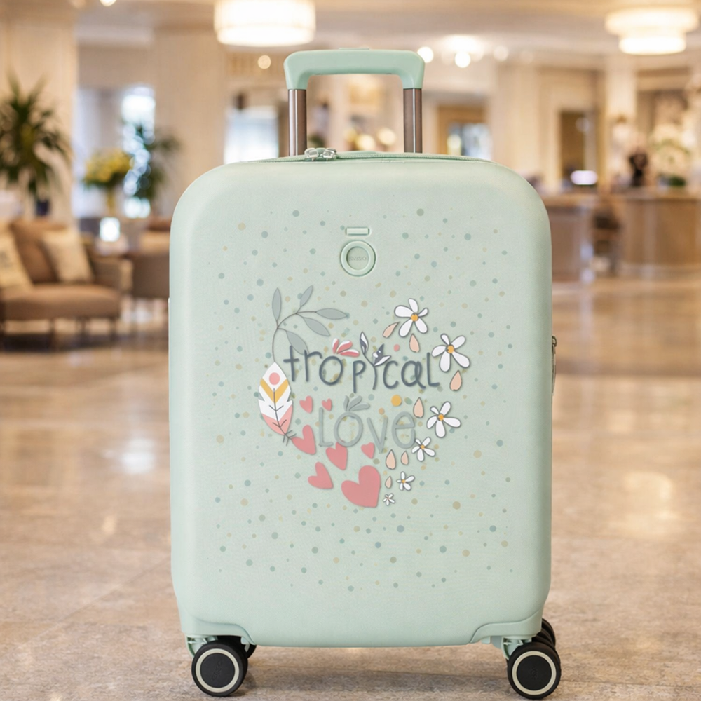 Kuffert til børn Enso Tropical Love