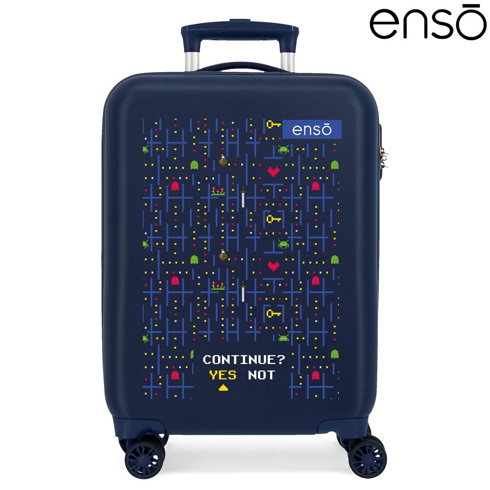 Kuffert til børn Enso Gamer Navy