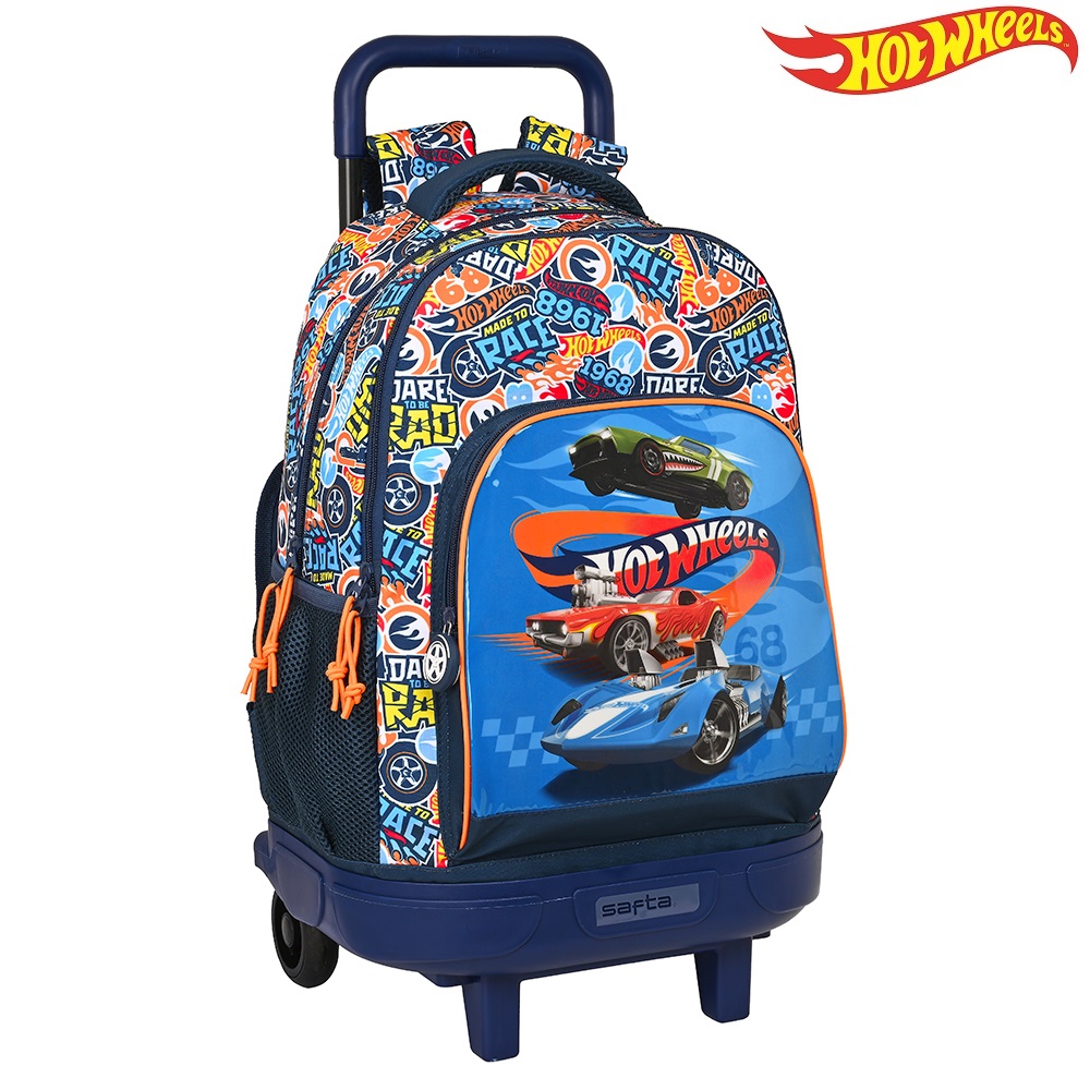Børnekuffert Trolley Backpack Hot Wheels Challenge