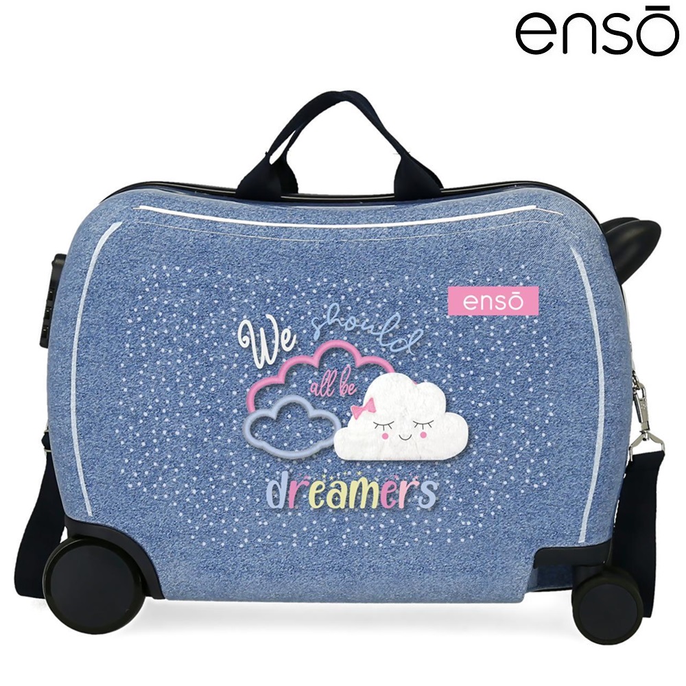 Ride-on kuffert til børn Enso Dreamers Denim
