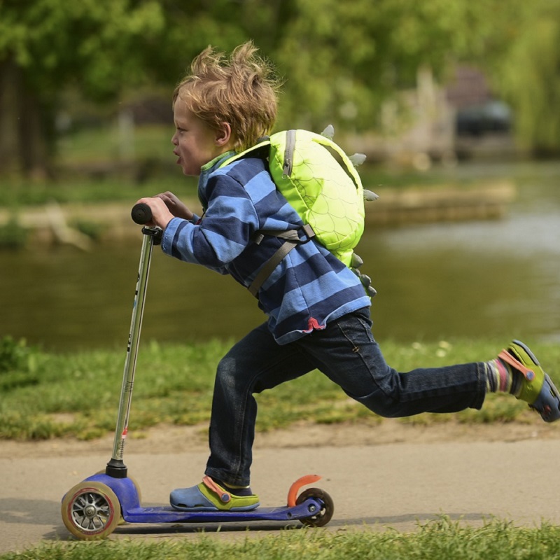 Rygsæk til børn LittleLife Kids HV-Act gul