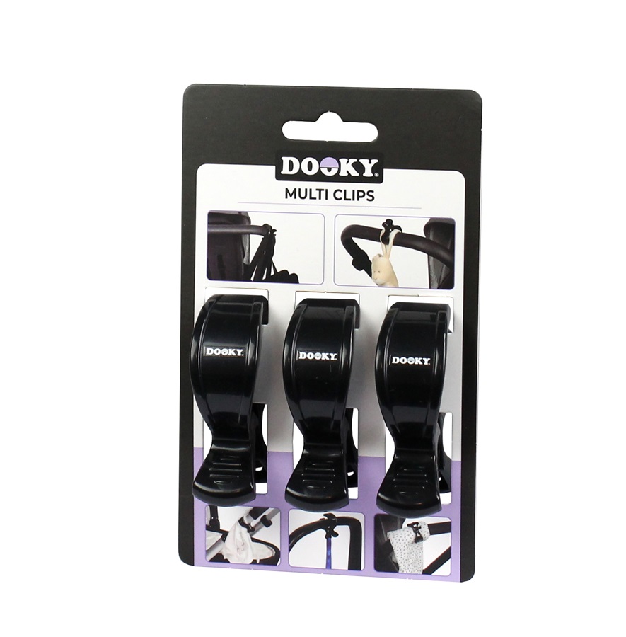 Klemmer til barnevogne Dooky Multi Clips