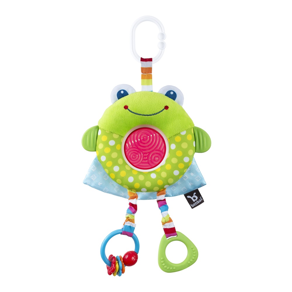 Barnevognslegetøj Benbat Multi Skills Travel Toy Frog