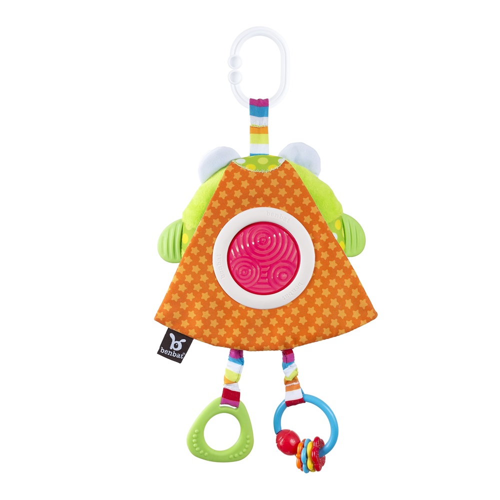 Barnevognslegetøj Benbat Multi Skills Travel Toy Frog