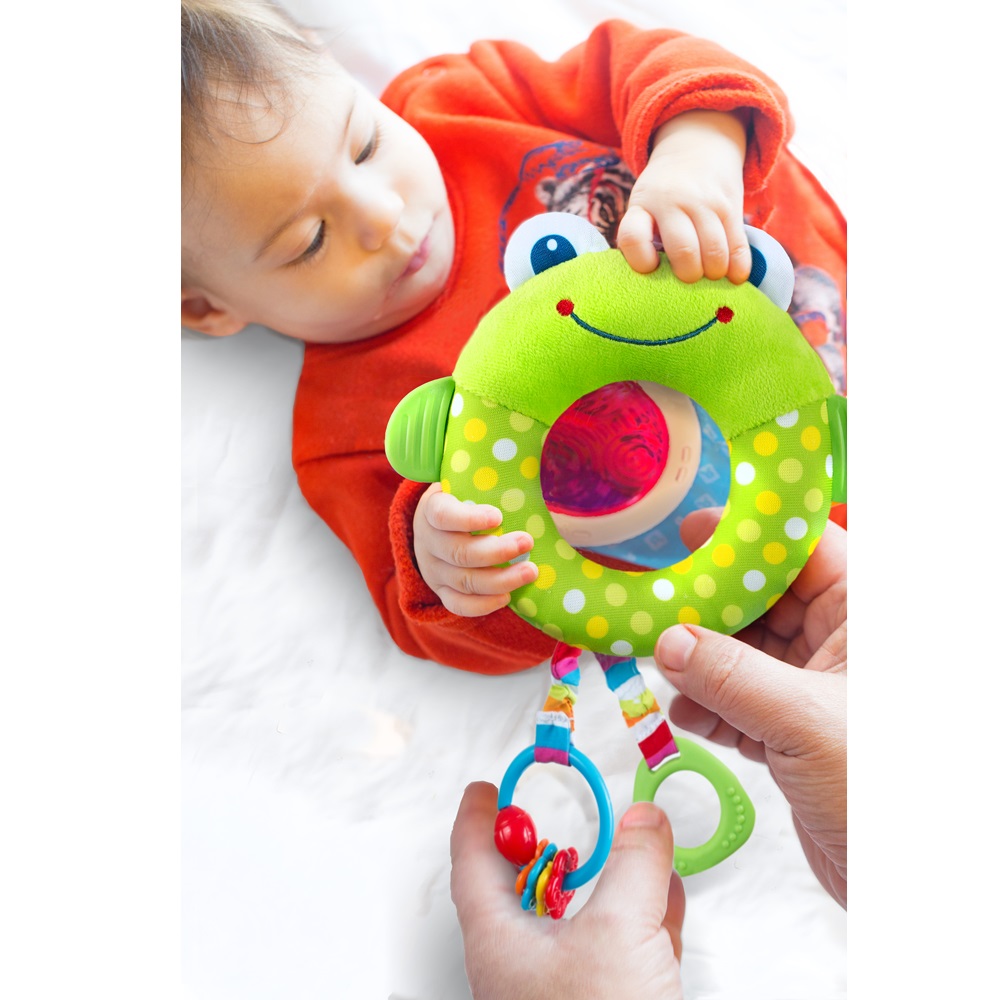 Barnevognslegetøj Benbat Multi Skills Travel Toy Frog