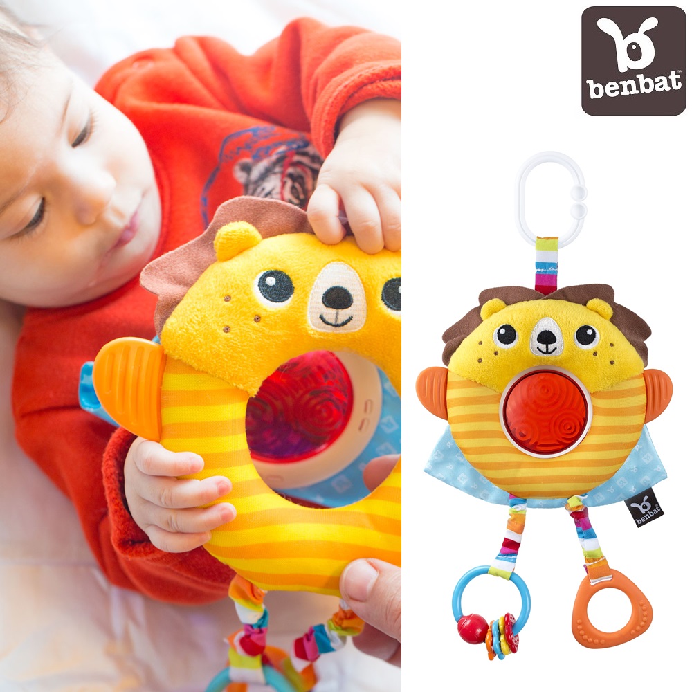 Barnevognslegetøj Benbat Multi Skills Travel Toy Lion