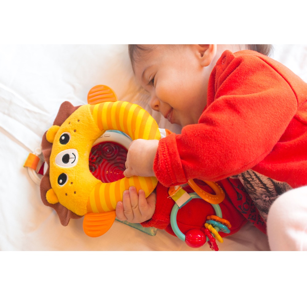Barnevognslegetøj Benbat Multi Skills Travel Toy Lion