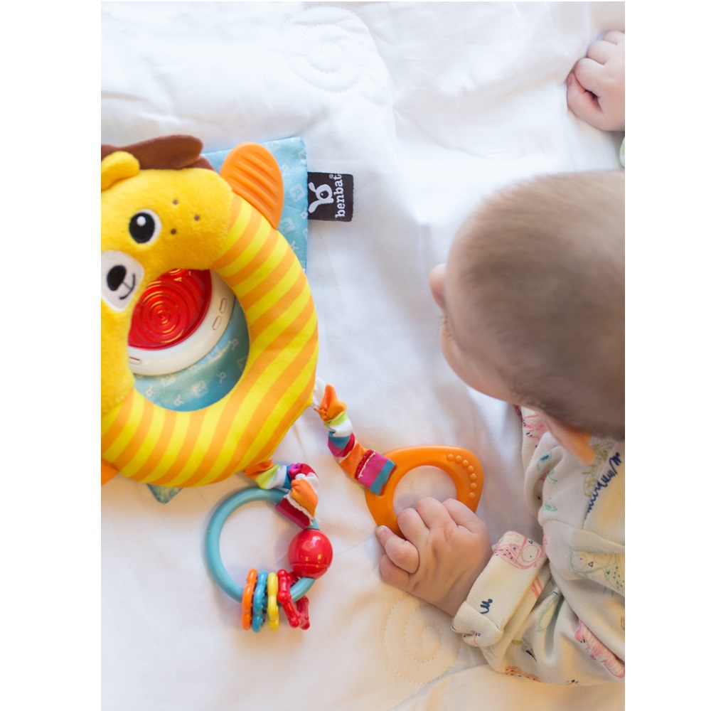 Barnevognslegetøj Benbat Multi Skills Travel Toy Lion