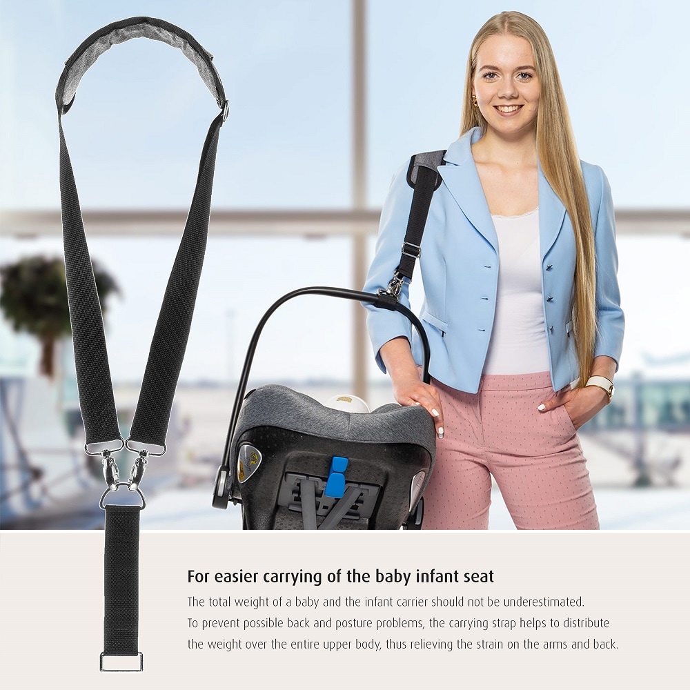 Bærerem til baby autostol Reer Clip & Go Carry