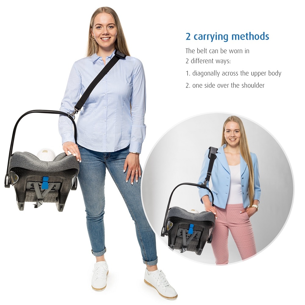 Bærerem til baby autostol Reer Clip & Go Carry