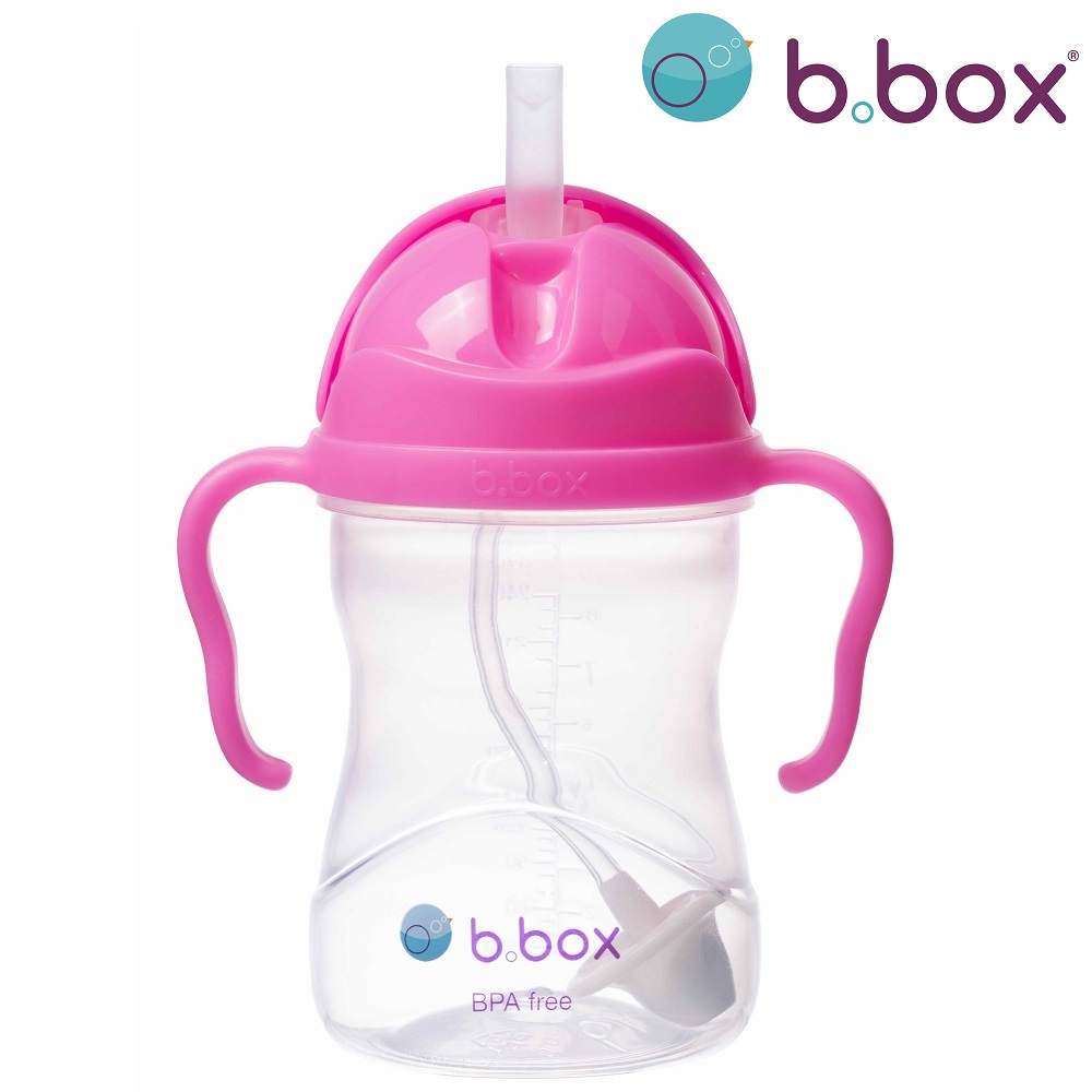 Drikkeflaske til børn B.box Sippy Cup Pink Pomegranate