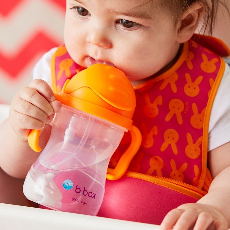 Drikkedunk til børn med sugerør B.box Sippy Cup Orange Zing