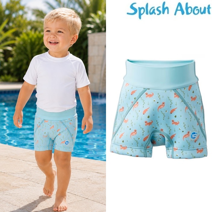 Blebadebukser - Splash Jammers Playful Otters