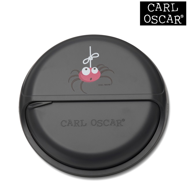 Madkasse til børn Carl Oscar SnackDISC Grey Spider