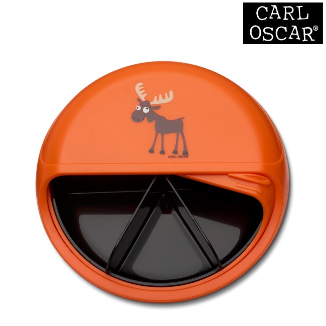 Madkasse til børn Carl Oscar SnackDISC Orange Moose