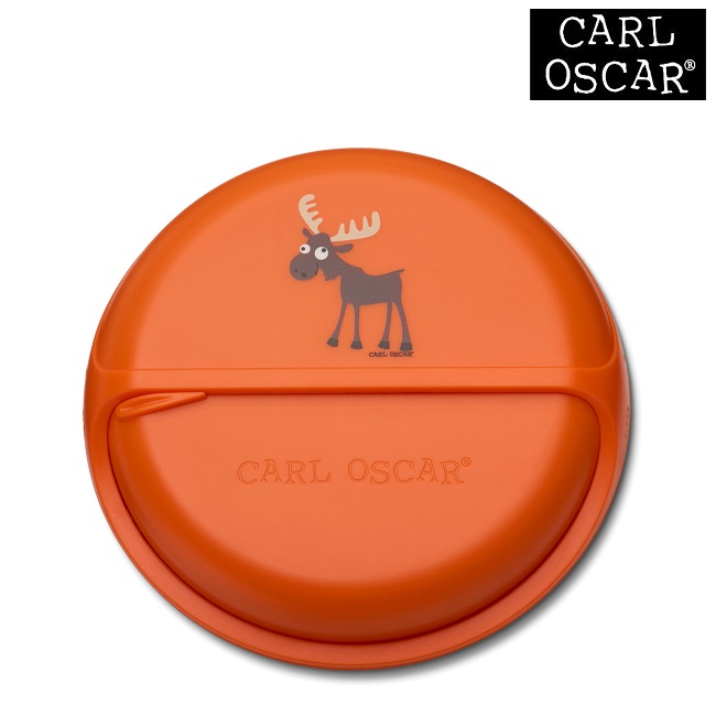 Madkasse til børn Carl Oscar SnackDISC Orange Moose