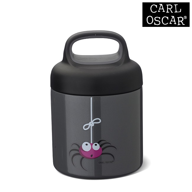 Termo madkasse til børn Carl Oscar LunchJar Grey Spider