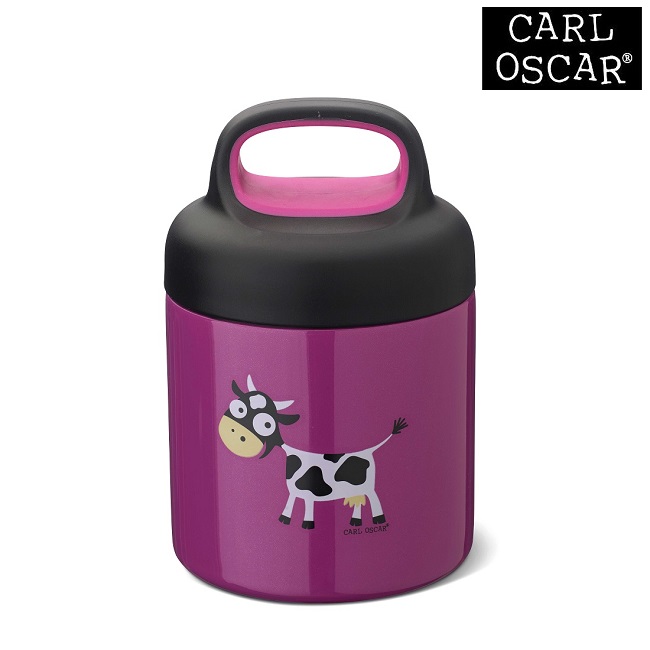 Termo madkasse til børn Carl Oscar LunchJar Purple Cow