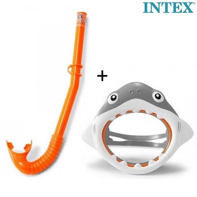 Svømmemask og snorkler til børn Intex Shark