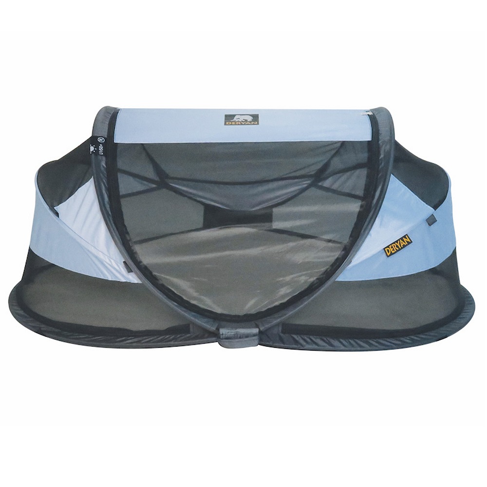 Rejseseng og weekendseng - Deryan Baby Luxe Sky Blue