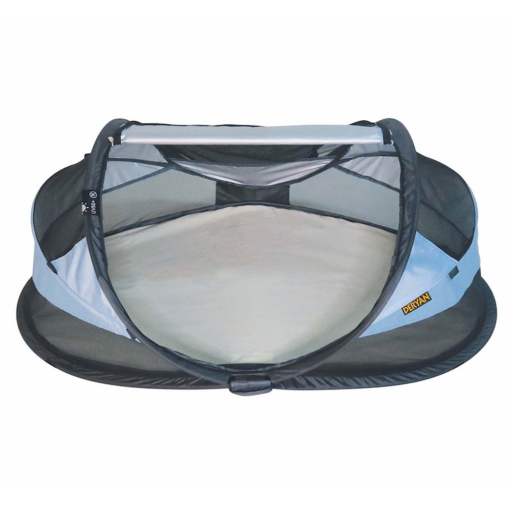 Rejseseng og weekendseng - Deryan Baby Luxe Sky Blue