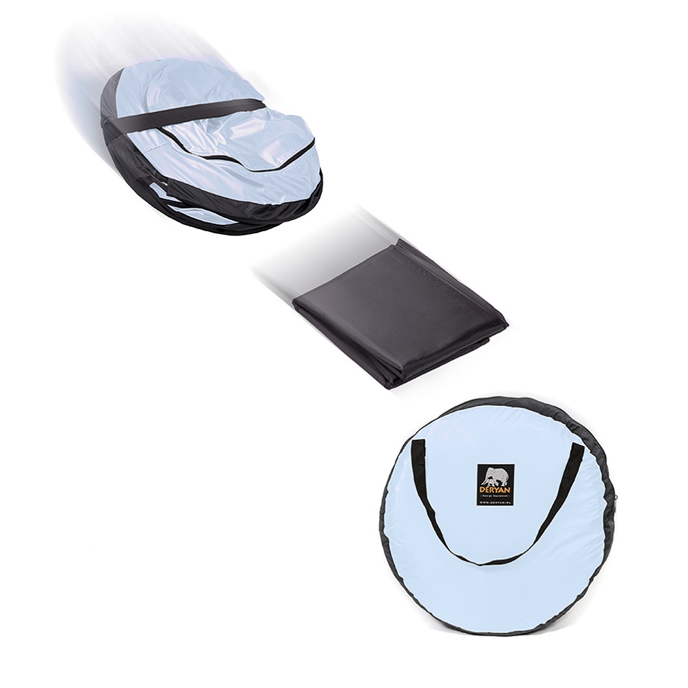 Rejseseng og weekendseng - Deryan Baby Luxe Sky Blue