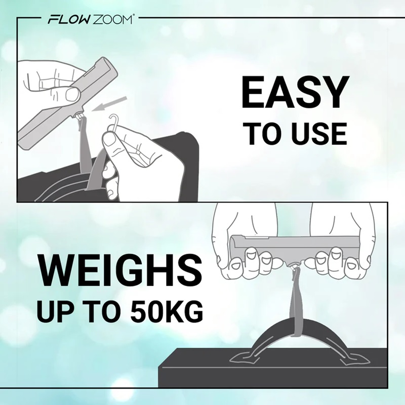 Digital bagagevægt - Flowzoom Shakee Silver