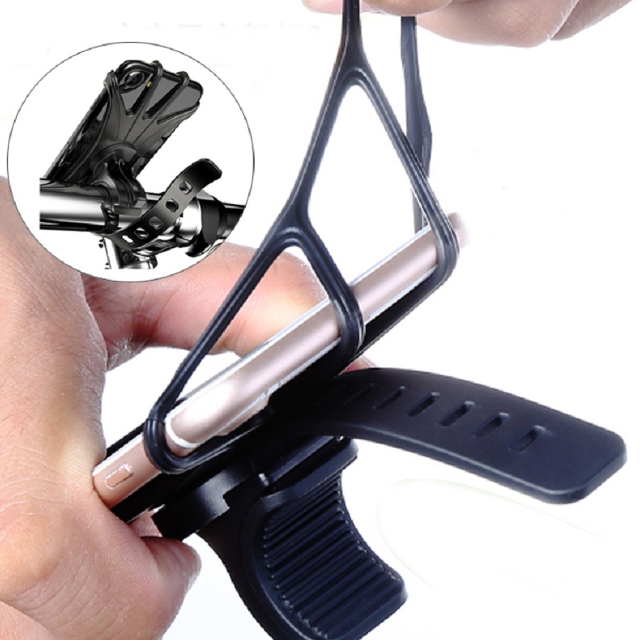 Holder til mobiltelefon Dooky Universal Holder sort